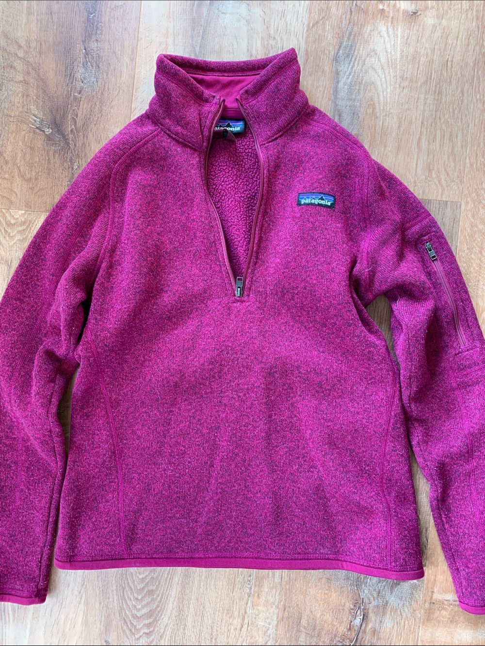 Patagonia Women's Half-Zip Fleece Pullover - Berry Magenta
